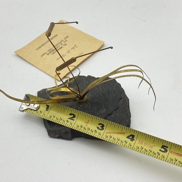 Artes Metalicas Jake R. Flores Vintage MCM Plant Metal and Quartz Sculpture - Picture 16 of 16